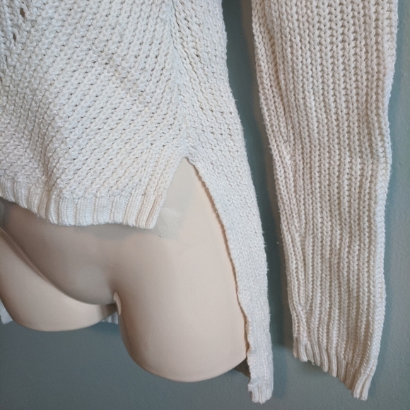 ANTHROPOLOGIE moth hi low knit turtleneck sweater - Picture 5 of 8